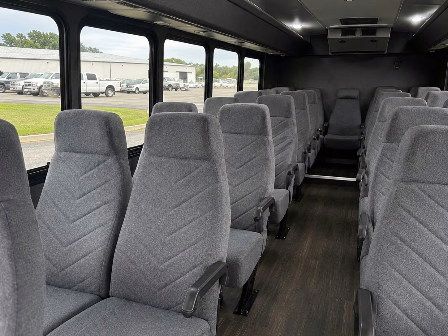 15 passenger minibus interior