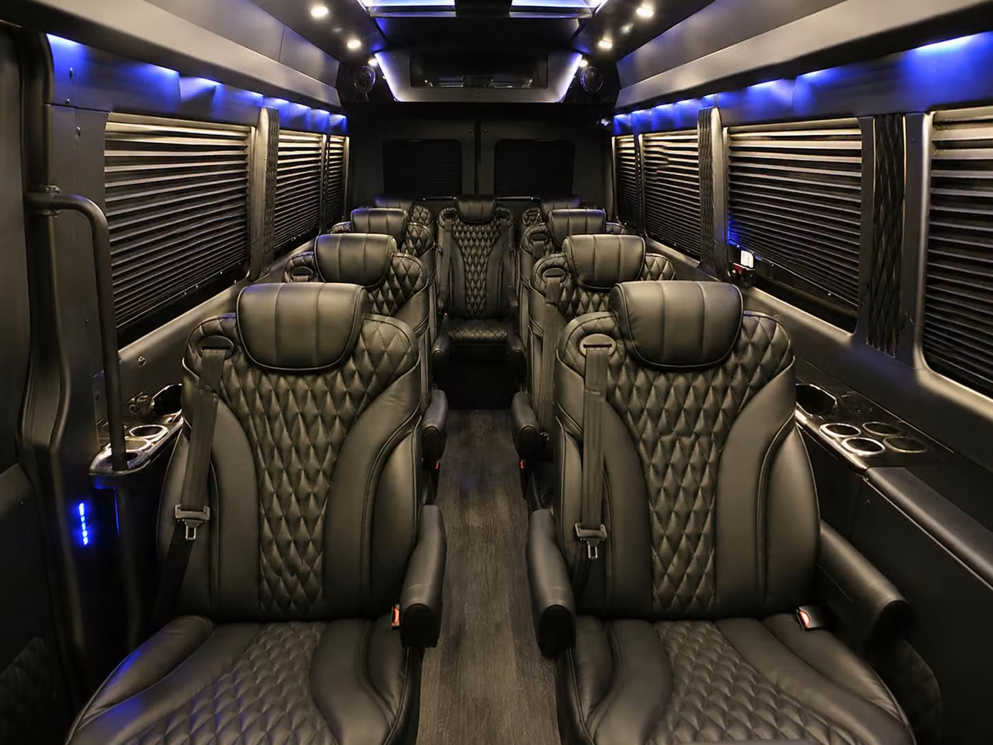 sprinter van with driver inside