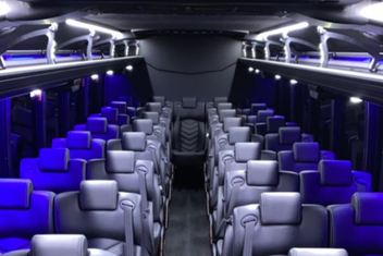 Troy Charter Bus Interior