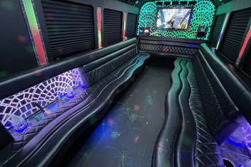 Troy Limo Bus Interior